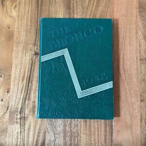 1948 Blackfoot High School Yearbook Idaho ID - The Bronco - Vintage Ephemera